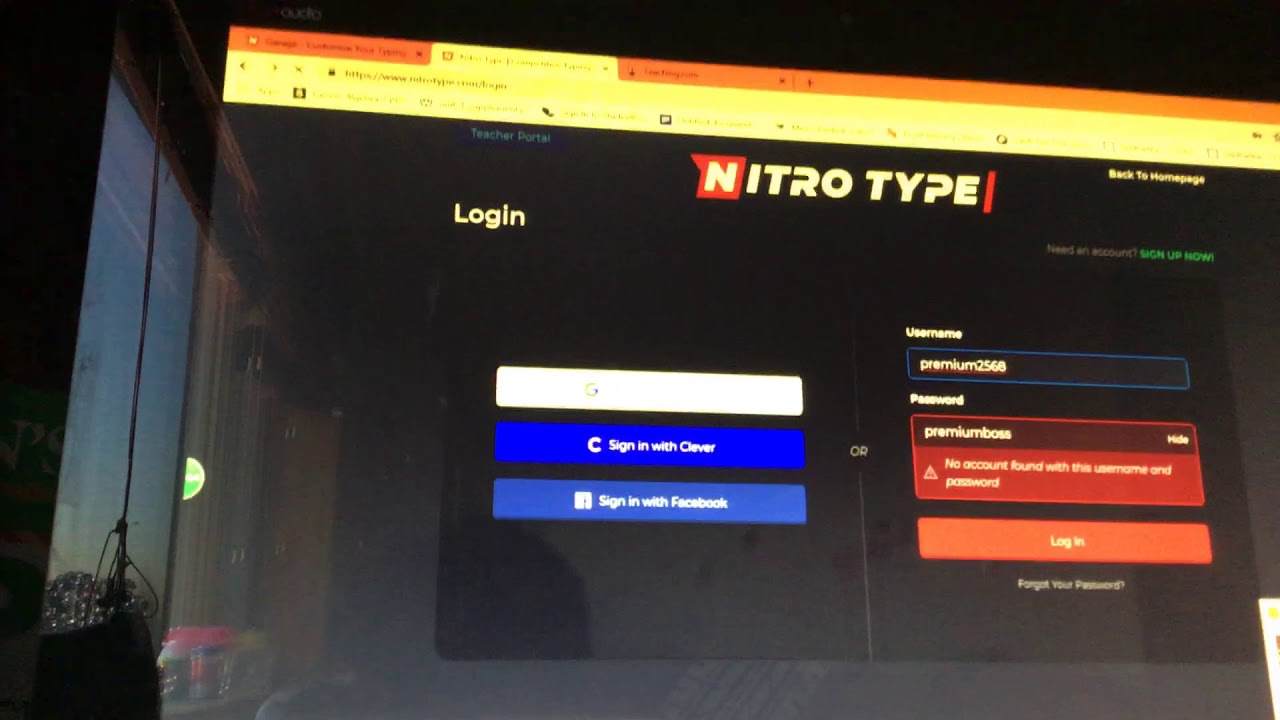free working nitro type accounts